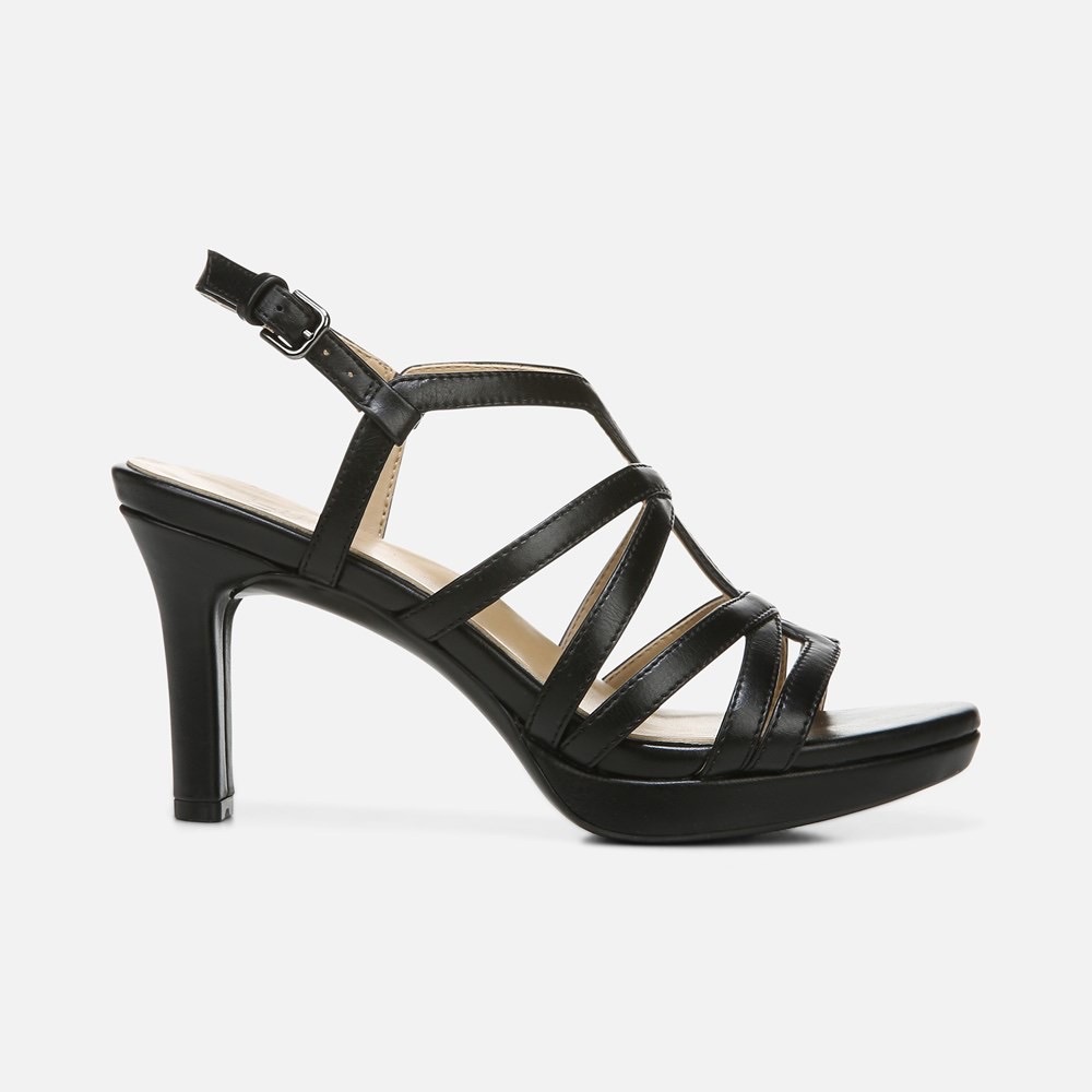 Naturalizer Baylor Dress Sandals Black Size 10 - Picture 4 of 6